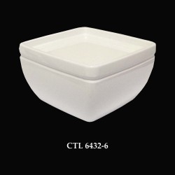 CTBL 6432-6 Bộ Tô vuông và nắp 6 inch (white) - ET