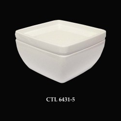 CTBL 6431-5 Bộ Tô vuông và nắp 5 inch (white) - ET