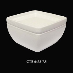 CTBL 6433-7.5 Bộ Tô vuông và nắp 7.5 inch (white) - ET