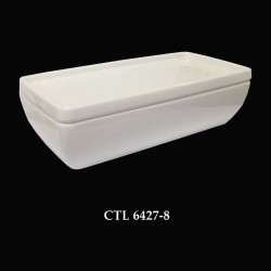CTBL 6427-8 Bộ Tô chữ nhật và nắp 8 inch white) - ET