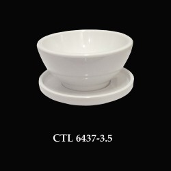 CTBL 6437-3.5 Bộ Chén tròn và nắp 3,5 inch (white) - ET