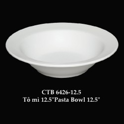 CTB6426-12.5 Dĩa Pasta Sâu 12.5 (Trắng Trơn) - ET