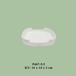 P467-5.5 Khay Suki 5.5 (Trắng Trơn) -  Spw