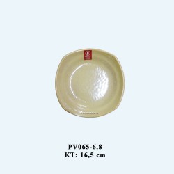 PV065-6.8 Dĩa Tròn Cạnh 6.8 (Nâu Đá) -  SPW