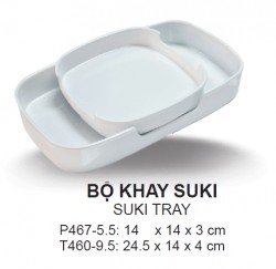 T460-9.5 Khay 9.5 (Trắng Trơn) -  Spw